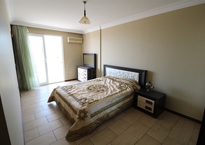 اطلالة بحر -طابق مرتفع - شقة 2 غرفة وصالة -في مهموتلار / الانيا 