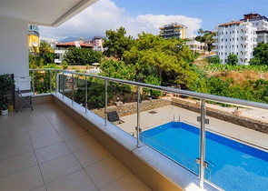 ضمن منطقة كاستل الراقية -شقة 2 غرفة وصالة -مفروشة - الانيا 