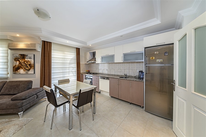 اطلالة بحر - شقة 2 غرفة وصالة -مفروشة -في مهموتلار / الانيا 