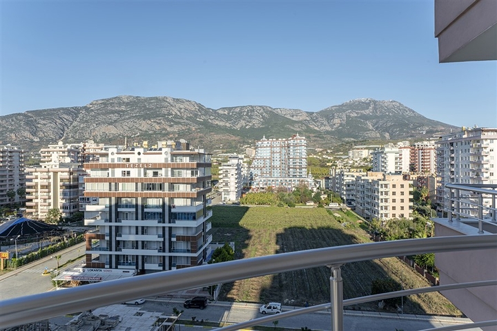 اطلالة بحر - شقة 2 غرفة وصالة -مفروشة -في مهموتلار / الانيا 