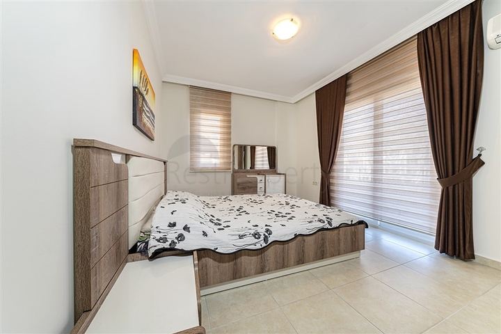 اطلالة بحر - شقة 2 غرفة وصالة -مفروشة -في مهموتلار / الانيا 