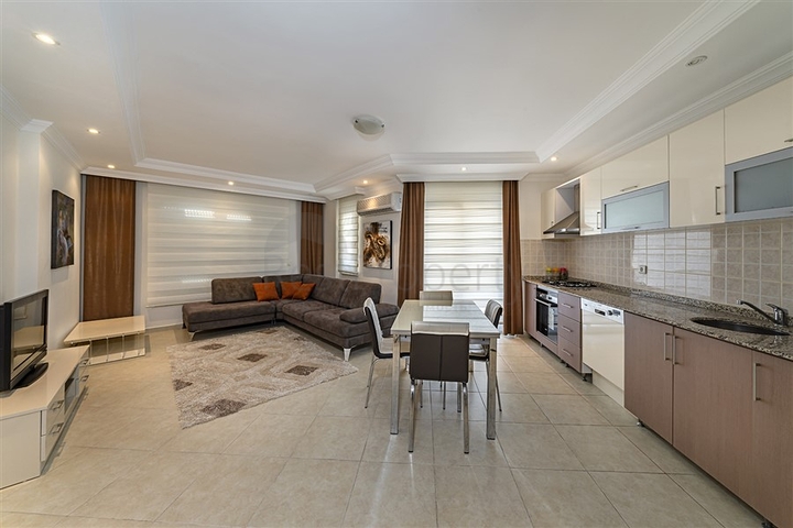 اطلالة بحر - شقة 2 غرفة وصالة -مفروشة -في مهموتلار / الانيا 