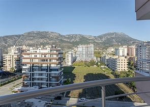 اطلالة بحر - شقة 2 غرفة وصالة -مفروشة -في مهموتلار / الانيا 