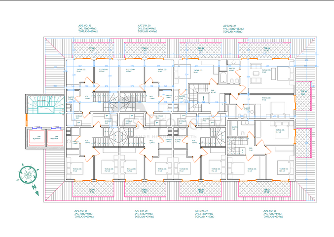 قريب من شاطئ كليوباترا - مجمع قيد الانشاء في مركز الانيا 