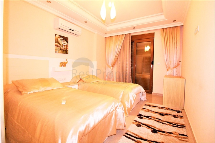 اطلالة بحر -شقة 2 غرفة وصالة -مفروشة -في مهموتلار / الانيا 