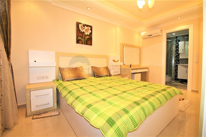 اطلالة بحر -شقة 2 غرفة وصالة -مفروشة -في مهموتلار / الانيا 