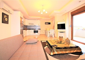 اطلالة بحر -شقة 2 غرفة وصالة -مفروشة -في مهموتلار / الانيا 