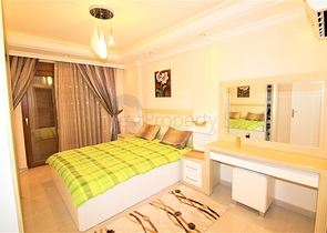 اطلالة بحر -شقة 2 غرفة وصالة -مفروشة -في مهموتلار / الانيا 