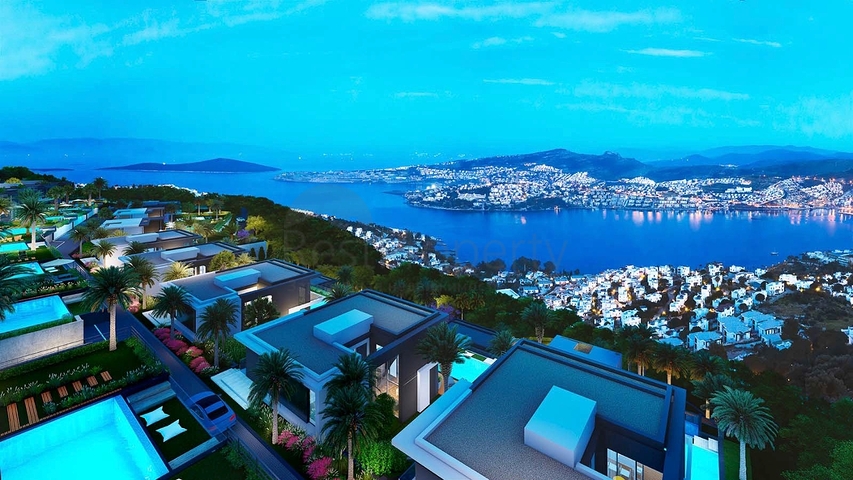 فيلا فاخرة -اطلالة بحرية مباشرة -في بودروم 