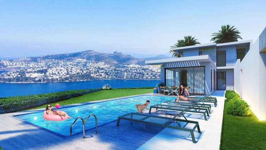 فيلا فاخرة -اطلالة بحرية مباشرة -في بودروم 