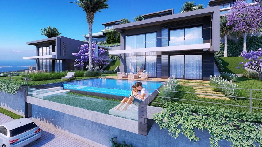 فيلا فاخرة -اطلالة بحرية مباشرة -في بودروم 