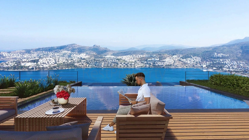 فيلا فاخرة -اطلالة بحرية مباشرة -في بودروم 