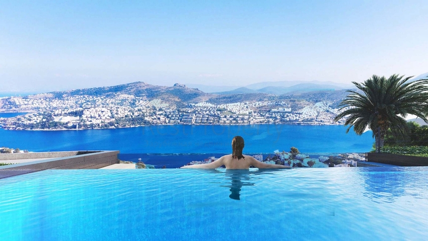 فيلا فاخرة -اطلالة بحرية مباشرة -في بودروم 