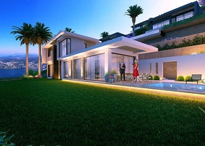 فيلا فاخرة -اطلالة بحرية مباشرة -في بودروم 