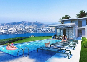 فيلا فاخرة -اطلالة بحرية مباشرة -في بودروم 