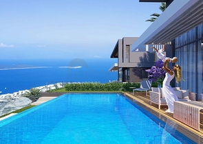 فيلا فاخرة -اطلالة بحرية مباشرة -في بودروم 