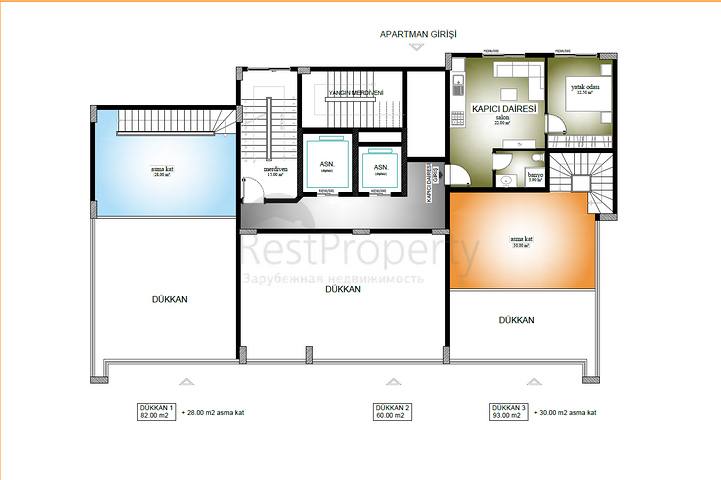 استثمر الان ! شقق قيد الانشاء في موقع مميز - مهموتلار / الانيا 