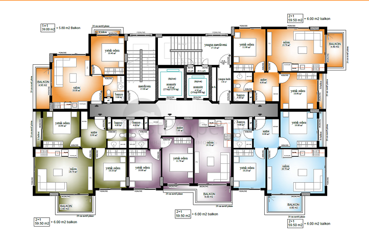 استثمر الان ! شقق قيد الانشاء في موقع مميز - مهموتلار / الانيا 