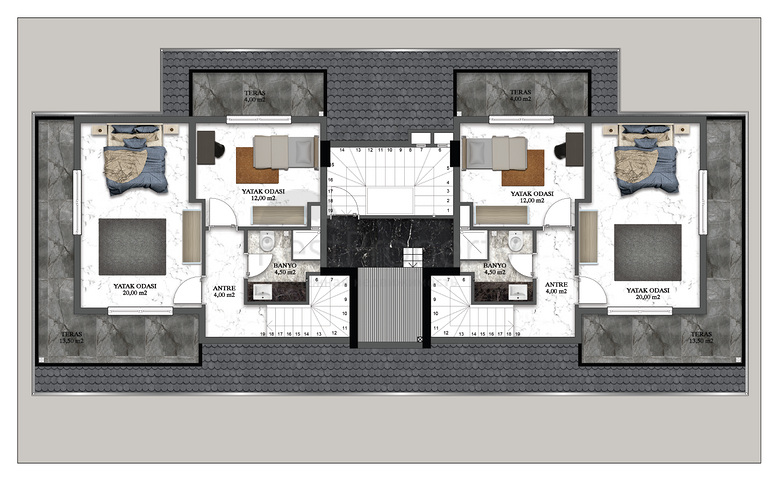 شقق وبنتهاوس للبيع بالاقساط -ضمن مجمع قيد الانشاء -في اوبا / الانيا 