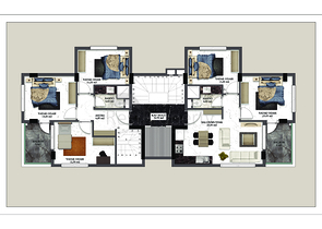شقق وبنتهاوس للبيع بالاقساط -ضمن مجمع قيد الانشاء -في اوبا / الانيا 