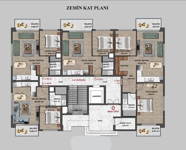 بالاقساط - بأسعار مناسبة - شقق في غازي باشا / الانيا 