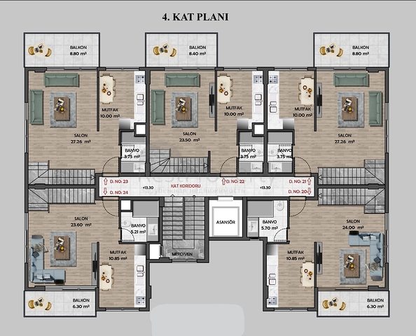 بالاقساط - بأسعار مناسبة - شقق في غازي باشا / الانيا 