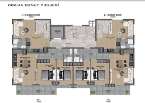 قيد الانشاء - بالاقساط دون فوائد - شقق ضمن مجمع في اوبا / الانيا 