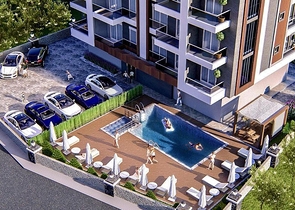 قيد الانشاء - بالاقساط دون فوائد - شقق ضمن مجمع في اوبا / الانيا 