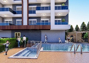 قيد الانشاء - بالاقساط دون فوائد - شقق ضمن مجمع في اوبا / الانيا 