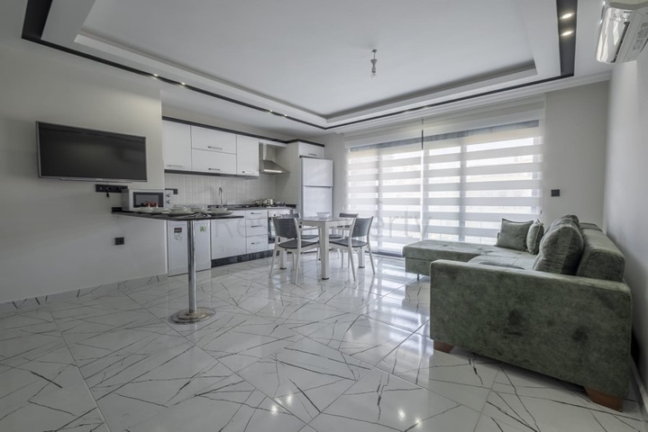 قريبة من شاطئ كليوباترا -شقة 1+1 - في مركز الانيا