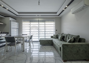 قريبة من شاطئ كليوباترا -شقة 1+1 - في مركز الانيا