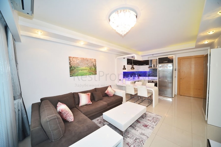 مجمع فاخر بخدمات 5 نجوم - شقة 1+1 -مفروشة -في مهموتلار / الانيا 