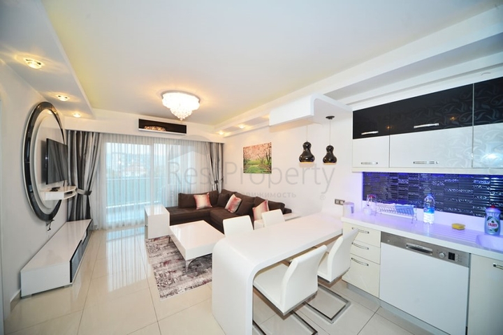 مجمع فاخر بخدمات 5 نجوم - شقة 1+1 -مفروشة -في مهموتلار / الانيا 