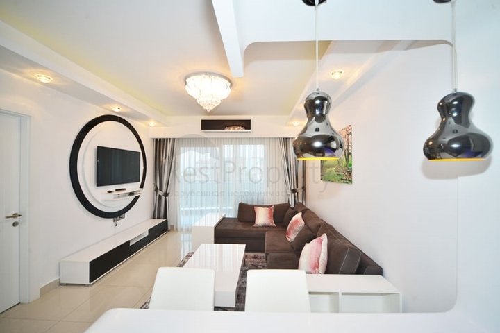 مجمع فاخر بخدمات 5 نجوم - شقة 1+1 -مفروشة -في مهموتلار / الانيا 