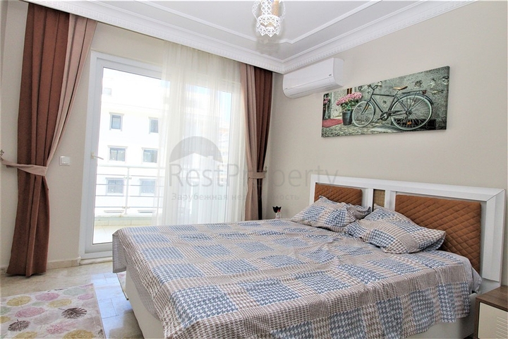 بسعر مناسب -شقة 2 غرفة وصالة -مفروشة -في مهموتلار / الانيا 