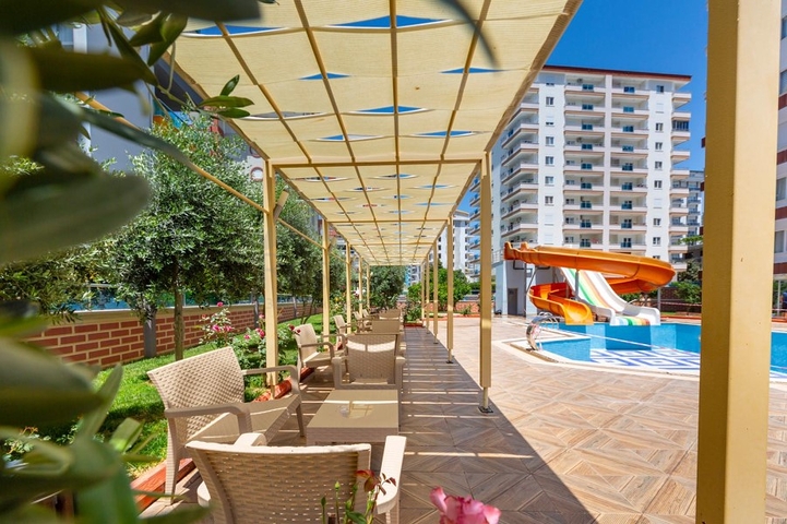 مجمع انيق وفاخر -شقة غرفة وصالة -مفروشة -في مهموتلار / الانيا 