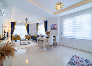 مجمع انيق وفاخر -شقة غرفة وصالة -مفروشة -في مهموتلار / الانيا 