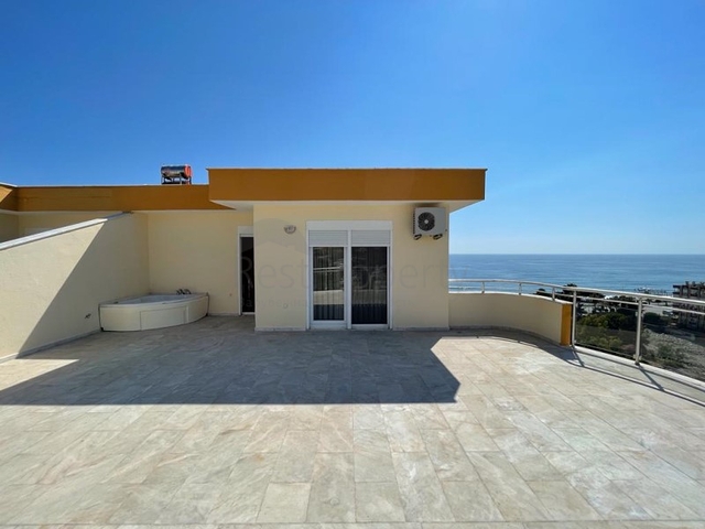 اطلالة بحر مباشرة -دوبلكس 4 غرف وصالة -في مهموتلار / الانيا 