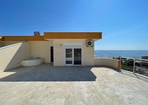 اطلالة بحر مباشرة -دوبلكس 4 غرف وصالة -في مهموتلار / الانيا 