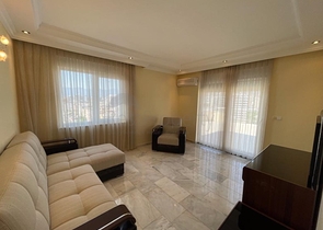 اطلالة بحر مباشرة -دوبلكس 4 غرف وصالة -في مهموتلار / الانيا 