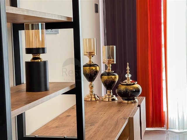 شقة غرفة وصالة  مفروشة بأناقة -ضمن مجمع سكني -في مهموتلار / الانيا 