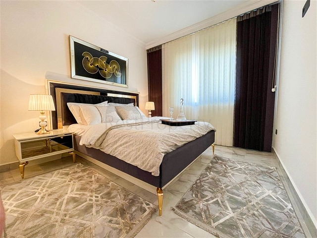 شقة غرفة وصالة  مفروشة بأناقة -ضمن مجمع سكني -في مهموتلار / الانيا 