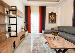 شقة غرفة وصالة  مفروشة بأناقة -ضمن مجمع سكني -في مهموتلار / الانيا 