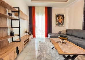 شقة غرفة وصالة  مفروشة بأناقة -ضمن مجمع سكني -في مهموتلار / الانيا 