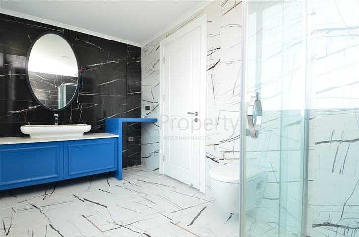 اطلالة بحر - شقة 2 غرفة وصالة - تراس واسع -في مهموتلار / الانيا 