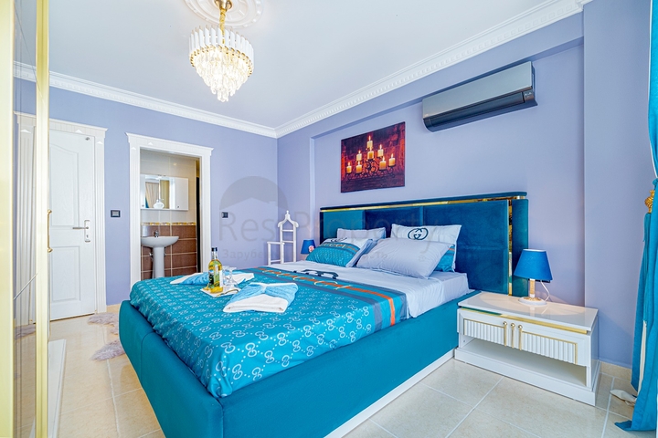 اطلالة بحر - شقة انيقة - تصميم 1+2 - في مهموتلار / الانيا 