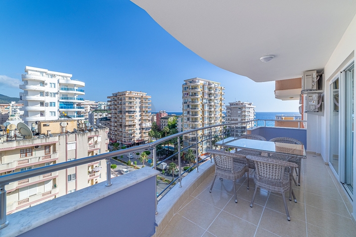 اطلالة بحر - شقة انيقة - تصميم 1+2 - في مهموتلار / الانيا 