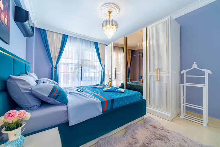 اطلالة بحر - شقة انيقة - تصميم 1+2 - في مهموتلار / الانيا 