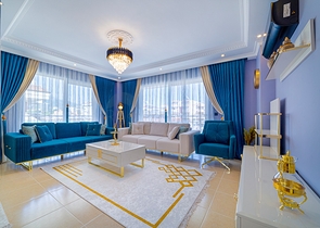 اطلالة بحر - شقة انيقة - تصميم 1+2 - في مهموتلار / الانيا 