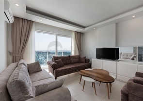 مجمع فاخر - شقة 2 غرفة وصالة -مفروشة بأناقة - في افسلار / الانيا 